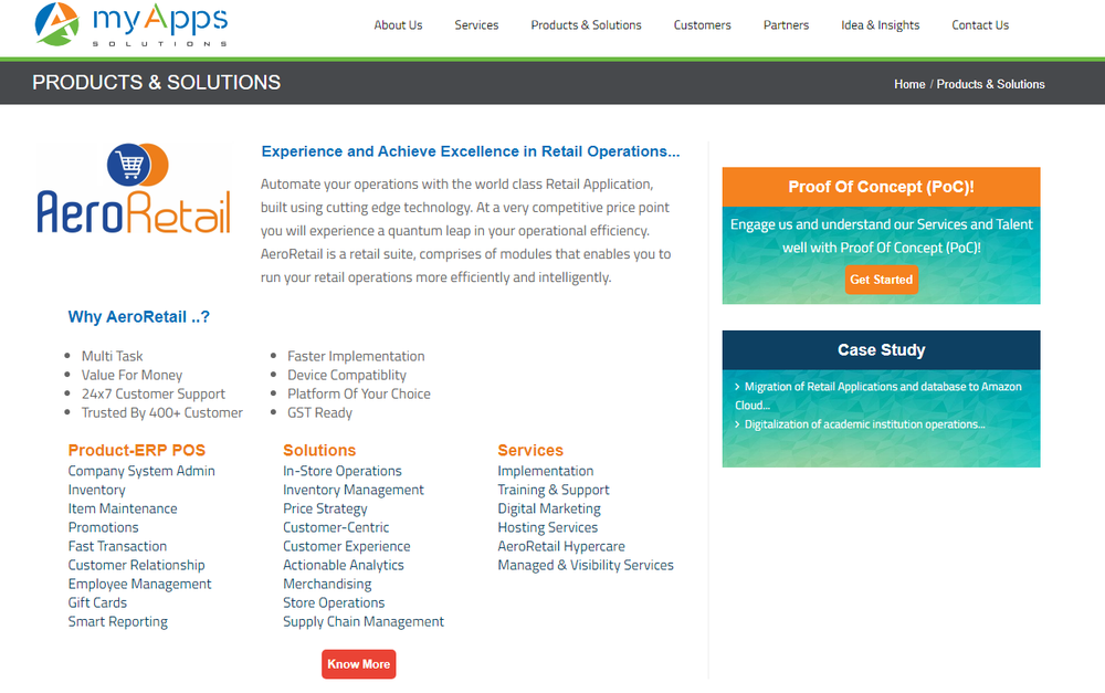 AeroRetail Screenshot 1