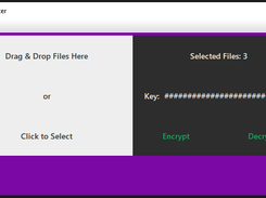 AES-256 CBC File Encrypter Screenshot 1