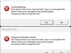 Bootleg AES-256 CBC File Encrypter Screenshot 3