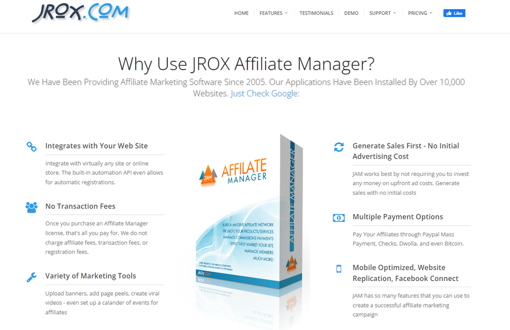 Affiliate Manager Screenshot 1