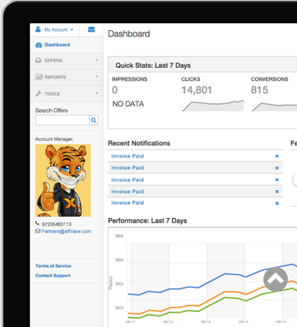 AffiliaXe Screenshot 1
