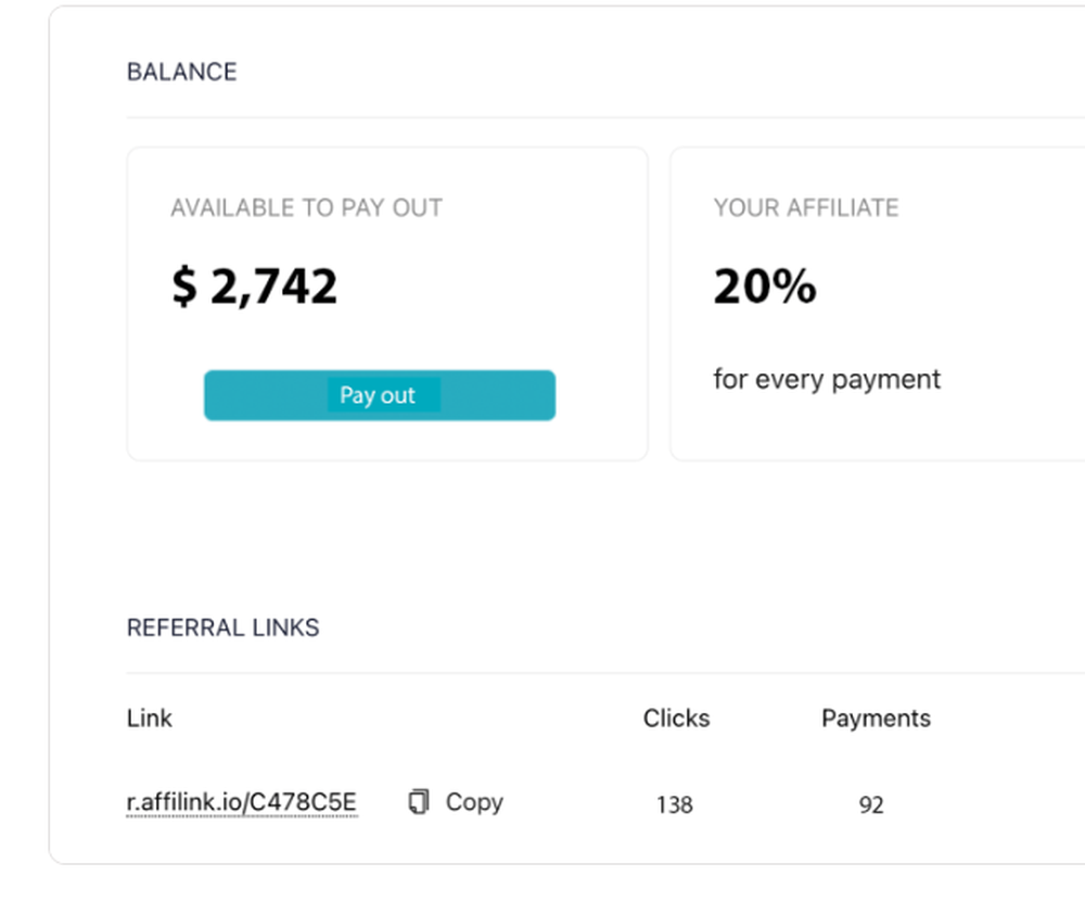 Affilink Screenshot 1