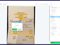 Example of Affinda's AI receipt scanning that understands formatting and layouts it has never been exposed to before.