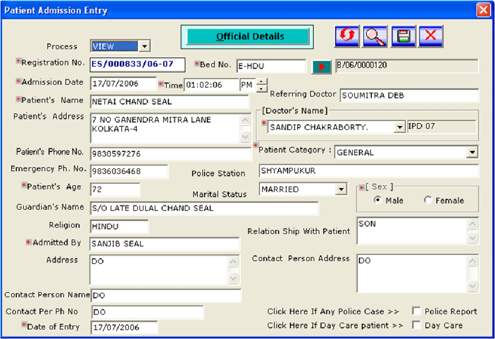 Affinity Infosoft Hospital Management Screenshot 1