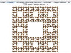 Alfombra de Sierpinski generado con el alg. fotocopiadora.