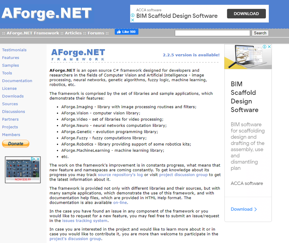 AForge.NET Screenshot 1