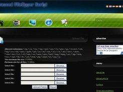 File Upload Page Header