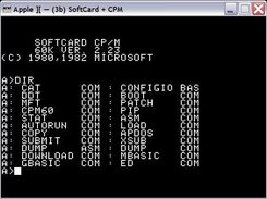 CP/M running on Apple ][ via Softcard