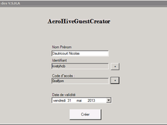 Simple Account Creation Interface