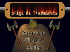 Ecran d'accueil