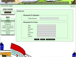 Acceso al catálogo.
