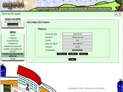 Configuración de servidores externos.