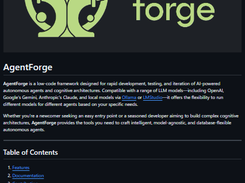 AgentForge Screenshot 1