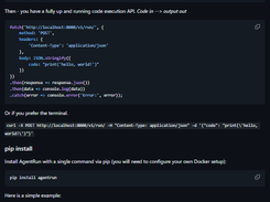 AgentRun Screenshot 1