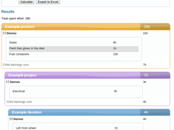 Add hour entries and get timesheet reports