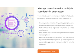 Agility System Compliance Management Screenshot 1