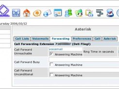 E-Groupware Asterisk Application: Call Forwarding