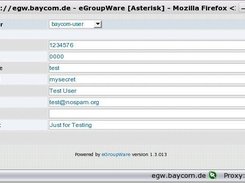 E-Groupware Asterisk Application: Adding new Extensions