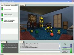 Novamente AI student and human instructor