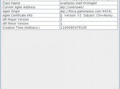 Info about a specific agent.