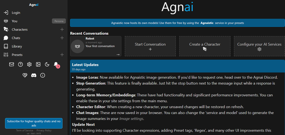 Agnai Screenshot 1
