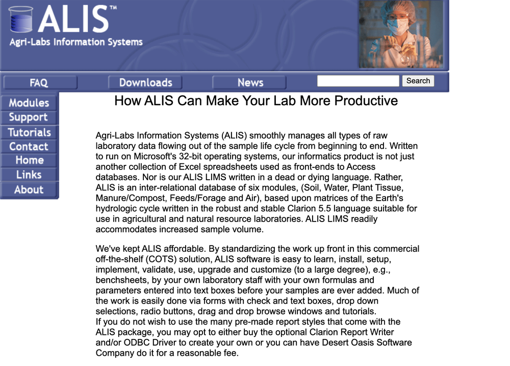 Agri-Labs Information Systems Screenshot 1