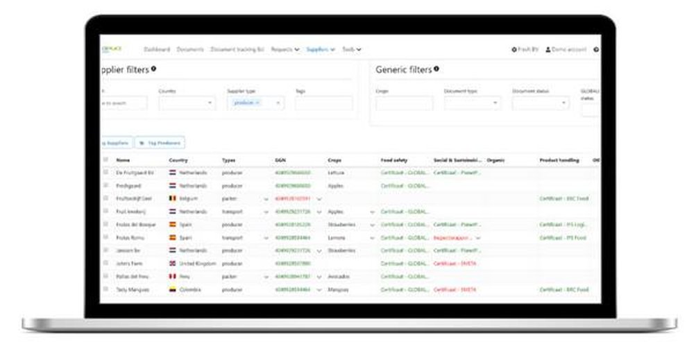 AgriPlace Chain Screenshot 1