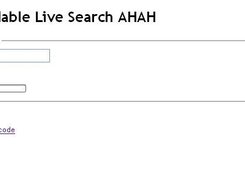 Screenshot LiveSearch