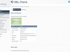 SSL check of your domain