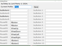 AHK JoyToKey Screenshot 1