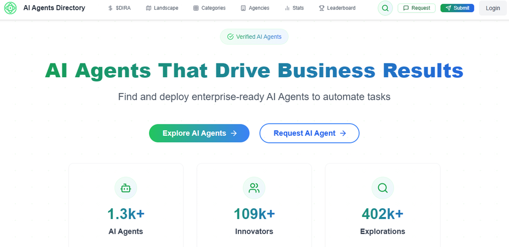 AI Agents Directory Screenshot 1