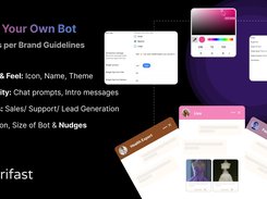 The bot is like a liquid, can mold into whatever shape you like it to, basically saying you can  customize the bot to speak, look & act your brands tonality.