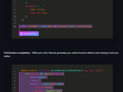 Visual Studio Code client for Tabnine Screenshot 1