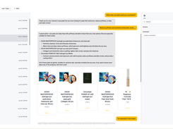 Admin Dashboard:Chat Transcripts