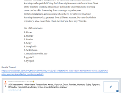 AI Cheatsheets Screenshot 1