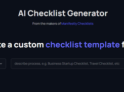 AI Checklist Generator Screenshot 1