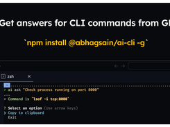 AI CLI Screenshot 1