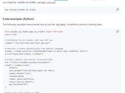 AI-Crawler Screenshot 1