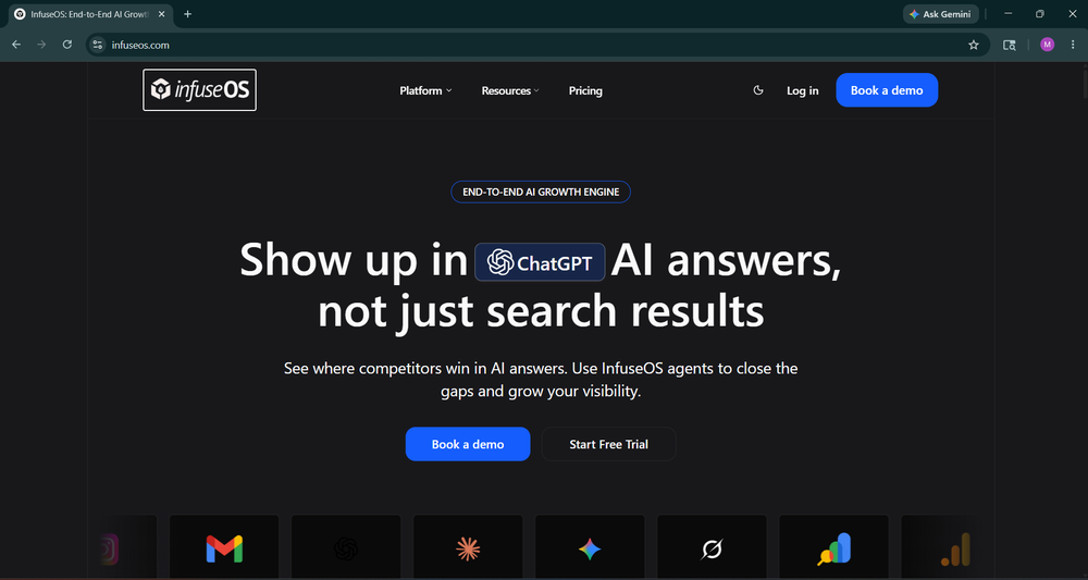 InfuseOS Homepage