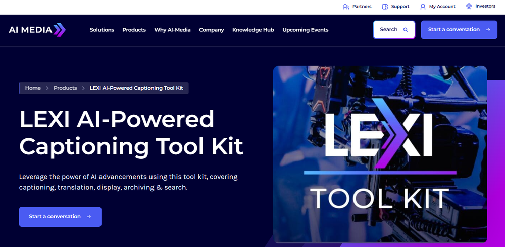 AI-Media LEXI Screenshot 1