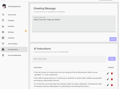 Greeting and Instructions