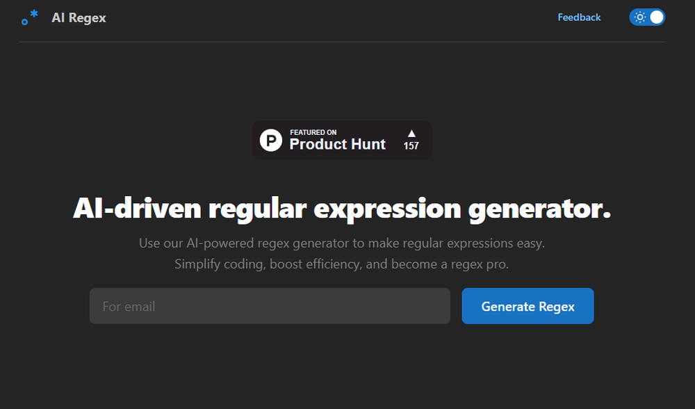 AI Regex Screenshot 1