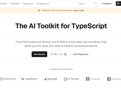 AI SDK Screenshot 1