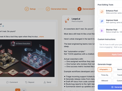 generate linkedin content