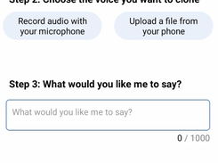 AI Voice Cloning Screenshot 1