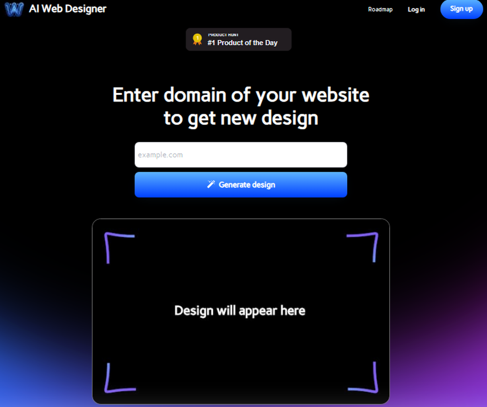 AI Web Designer Screenshot 1