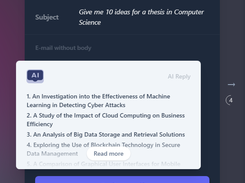 AIby.email Screenshot 1