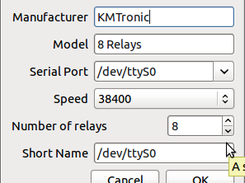 Configure a serial device