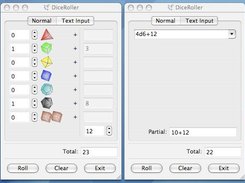 The DiceRoller on Os X