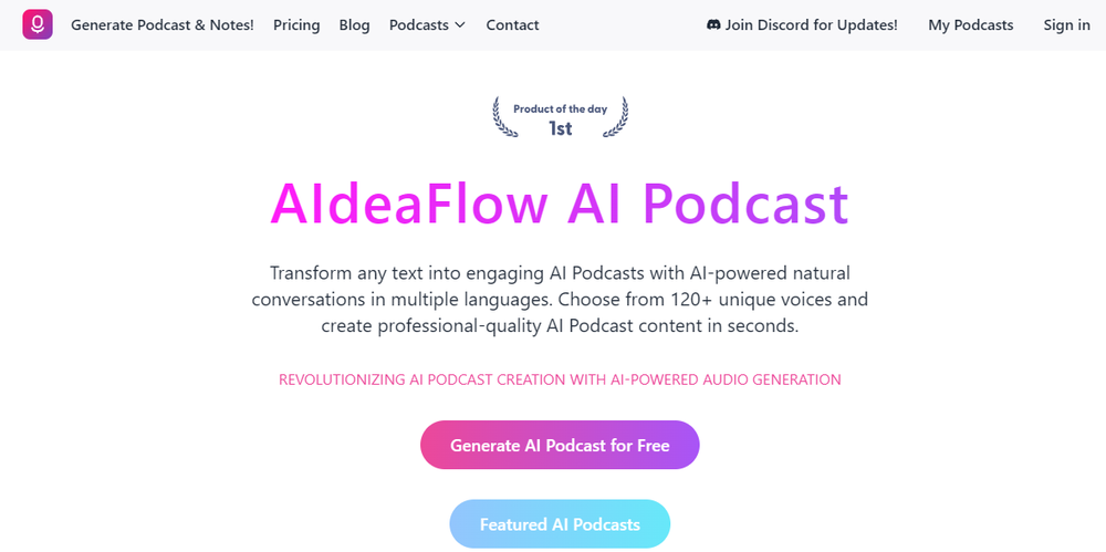 AIdeaFlow Podcast Screenshot 1